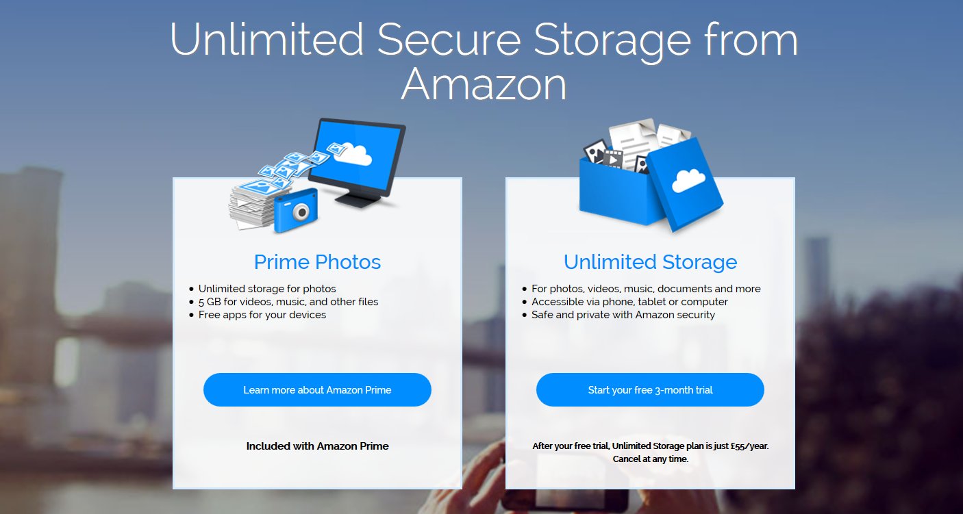 Move Everything in the Cloud With the Just-Launched Amazon Unlimited Storage | Techosaurus Rex
