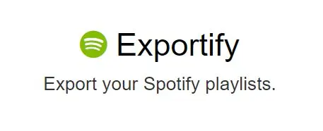 Exportify