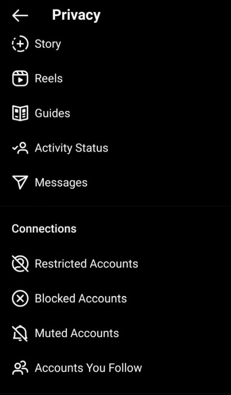 instagram blocked accounts